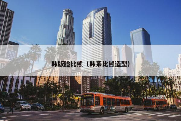 韩版脸比熊（韩系比熊造型）