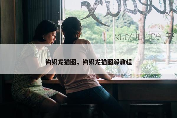 钩织龙猫图，钩织龙猫图解教程