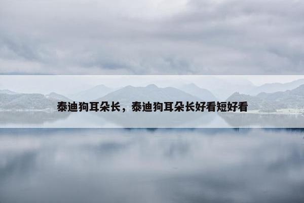 泰迪狗耳朵长，泰迪狗耳朵长好看短好看