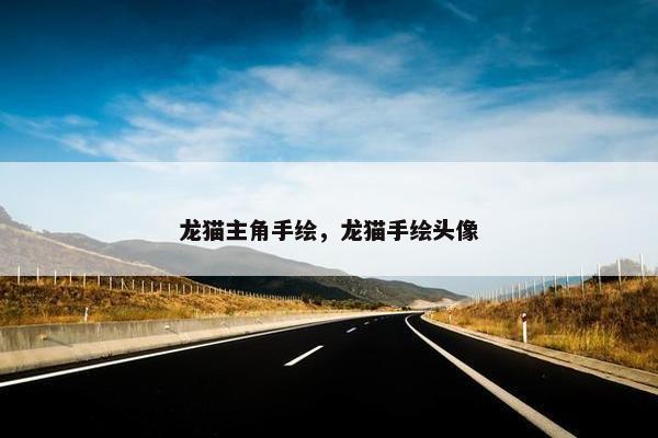 龙猫主角手绘，龙猫手绘头像