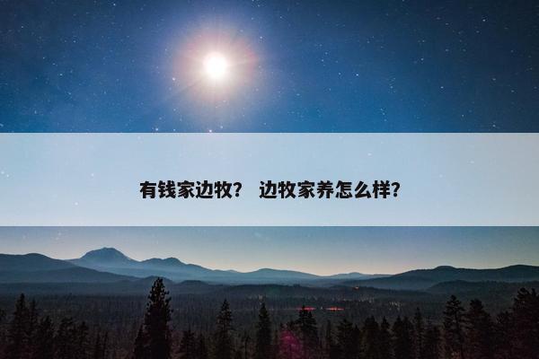 有钱家边牧？ 边牧家养怎么样？