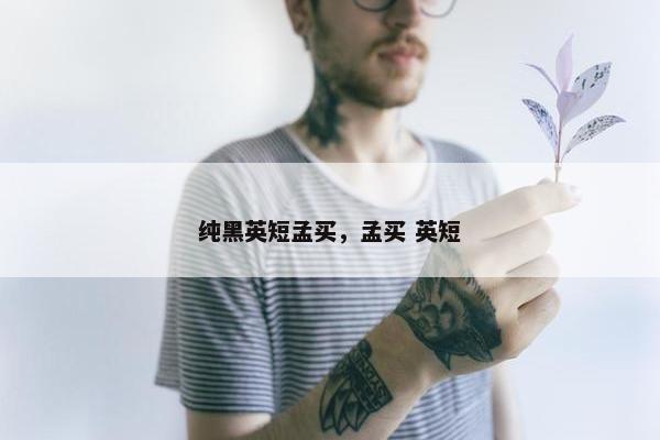 纯黑英短孟买，孟买 英短