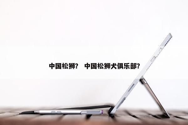 中国松狮？ 中国松狮犬俱乐部？