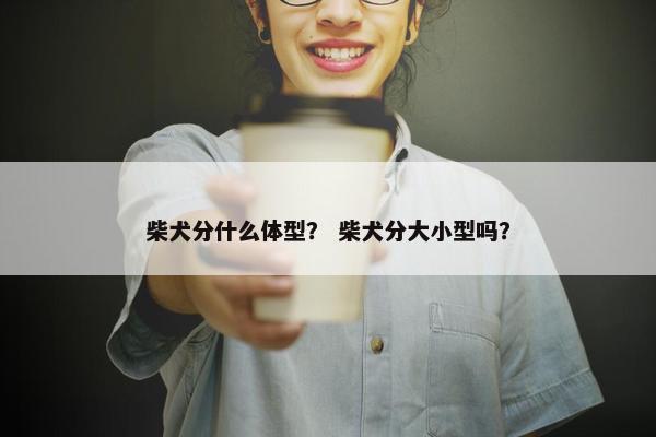 柴犬分什么体型？ 柴犬分大小型吗？