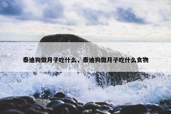 泰迪狗做月子吃什么，泰迪狗做月子吃什么食物