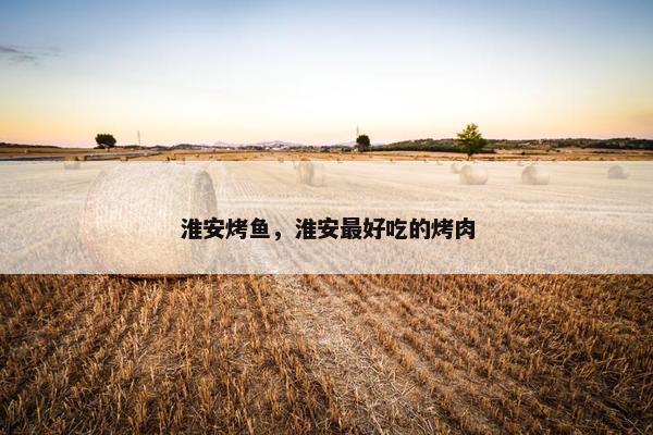 淮安烤鱼，淮安最好吃的烤肉