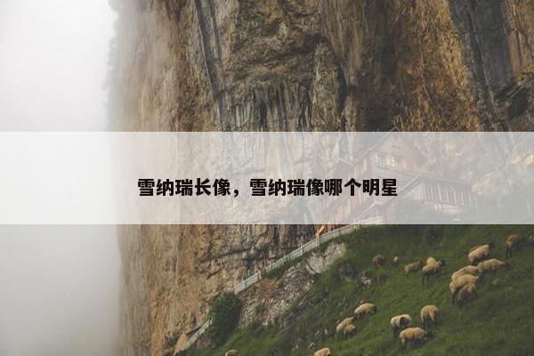 雪纳瑞长像，雪纳瑞像哪个明星