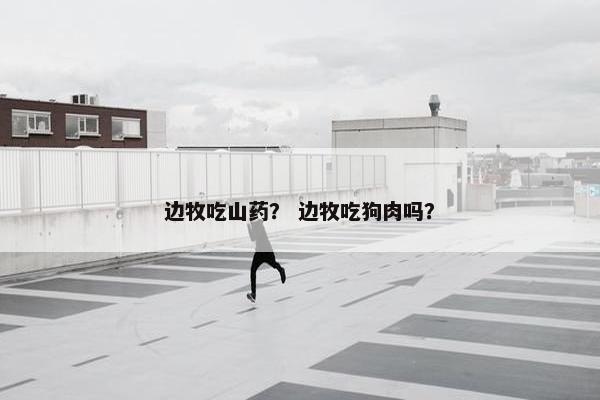 边牧吃山药？ 边牧吃狗肉吗？