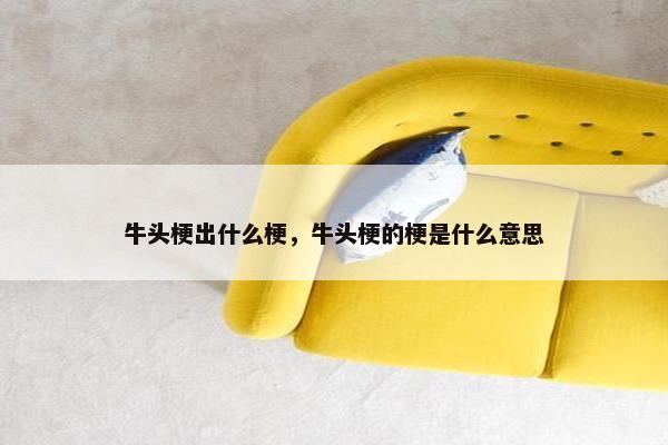 牛头梗出什么梗，牛头梗的梗是什么意思