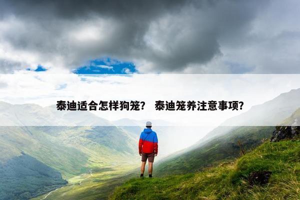 泰迪适合怎样狗笼？ 泰迪笼养注意事项？