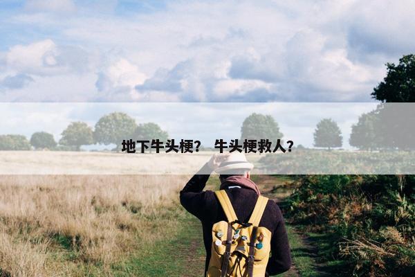 地下牛头梗？ 牛头梗救人？
