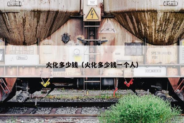 火化多少钱（火化多少钱一个人）