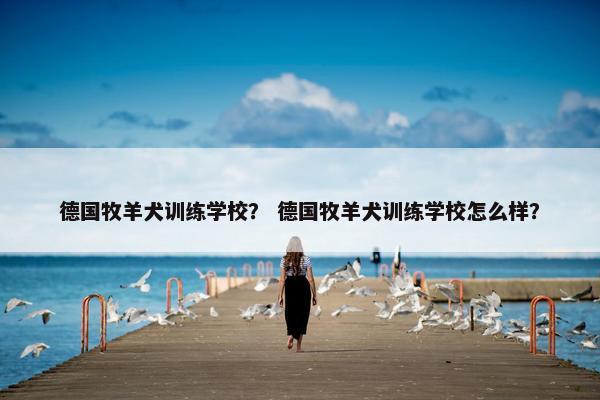 德国牧羊犬训练学校？ 德国牧羊犬训练学校怎么样？