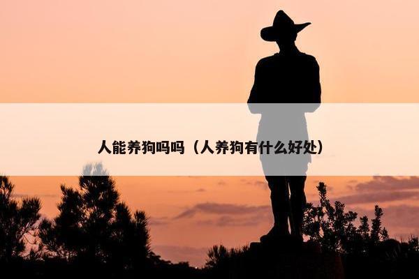 人能养狗吗吗（人养狗有什么好处）