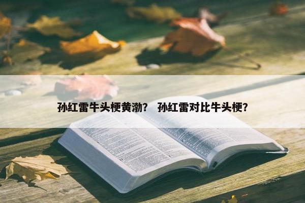孙红雷牛头梗黄渤？ 孙红雷对比牛头梗？