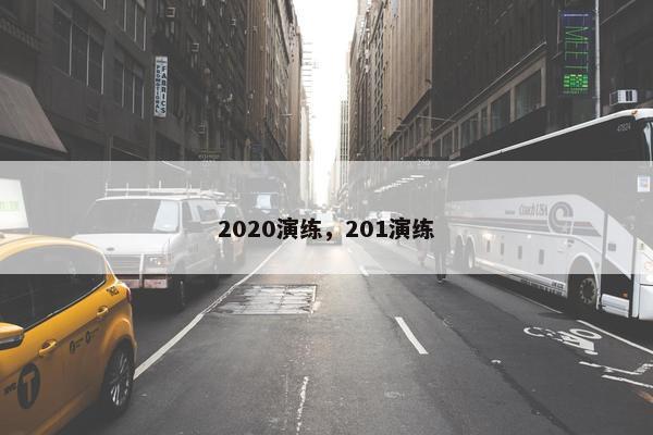 2020演练，201演练