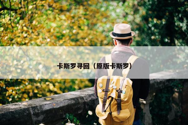 卡斯罗寻回（原版卡斯罗）