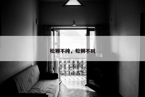 松狮不纯，松狮不叫