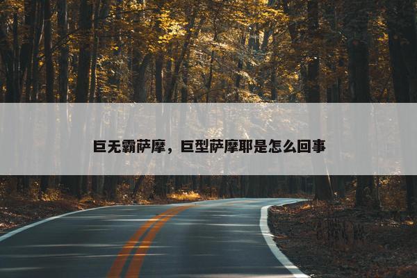巨无霸萨摩，巨型萨摩耶是怎么回事
