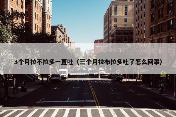 3个月拉不拉多一直吐（三个月拉布拉多吐了怎么回事）