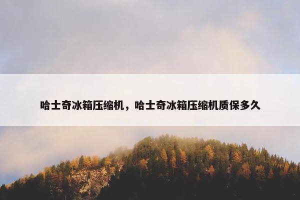 哈士奇冰箱压缩机，哈士奇冰箱压缩机质保多久