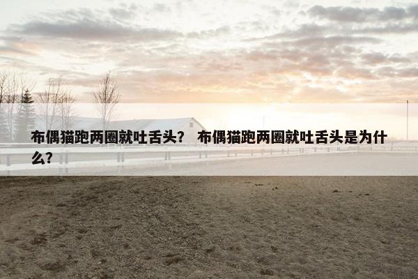 布偶猫跑两圈就吐舌头？ 布偶猫跑两圈就吐舌头是为什么？