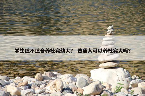 学生适不适合养杜宾幼犬？ 普通人可以养杜宾犬吗？