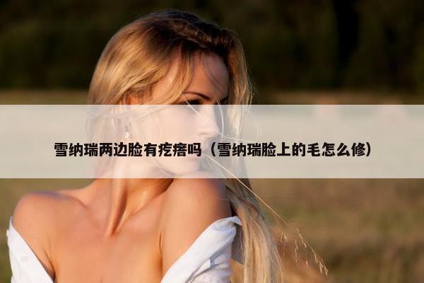 雪纳瑞两边脸有疙瘩吗（雪纳瑞脸上的毛怎么修）
