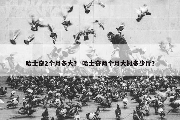 哈士奇2个月多大？ 哈士奇两个月大概多少斤？