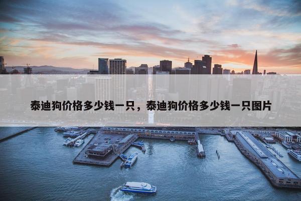 泰迪狗价格多少钱一只，泰迪狗价格多少钱一只图片