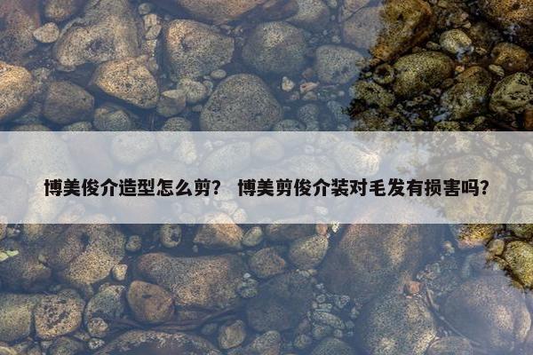 博美俊介造型怎么剪？ 博美剪俊介装对毛发有损害吗？