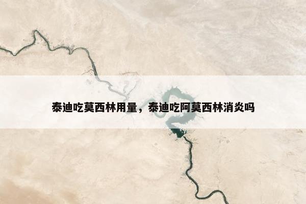 泰迪吃莫西林用量，泰迪吃阿莫西林消炎吗