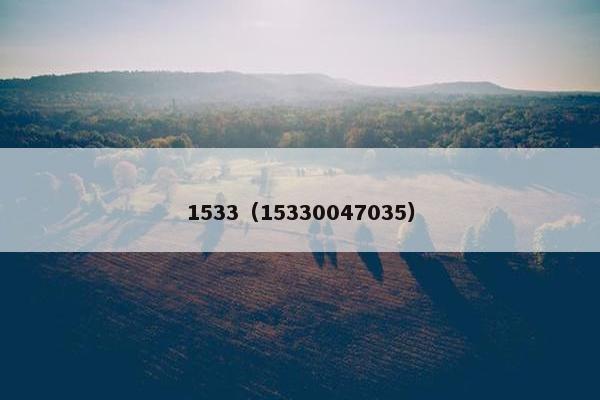 1533（15330047035）