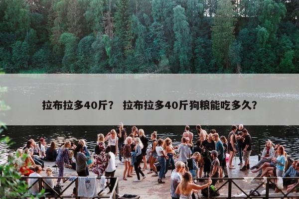 拉布拉多40斤？ 拉布拉多40斤狗粮能吃多久？