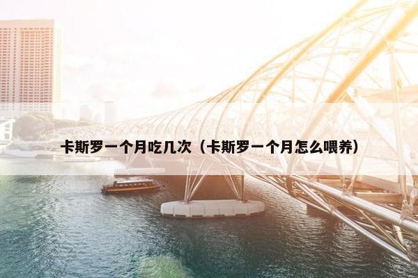 卡斯罗一个月吃几次（卡斯罗一个月怎么喂养）