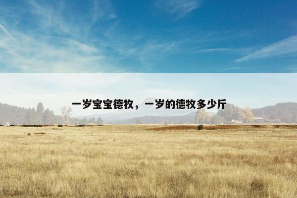 一岁宝宝德牧，一岁的德牧多少斤