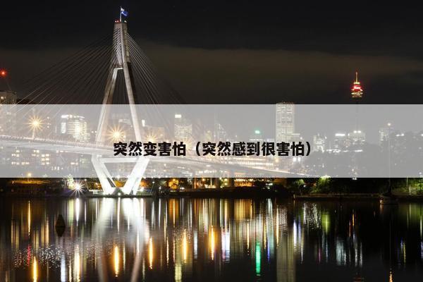 突然变害怕（突然感到很害怕）