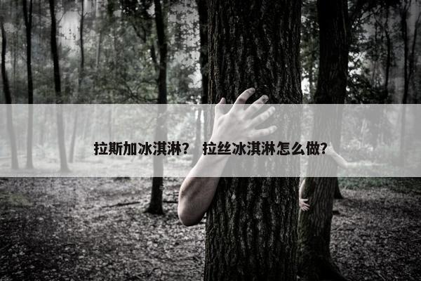 拉斯加冰淇淋？ 拉丝冰淇淋怎么做？