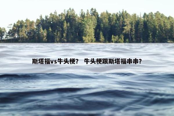 斯塔福vs牛头梗？ 牛头梗跟斯塔福串串？