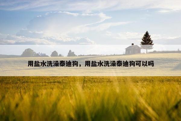 用盐水洗澡泰迪狗，用盐水洗澡泰迪狗可以吗