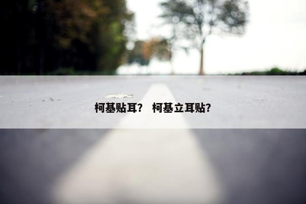 柯基贴耳？ 柯基立耳贴？