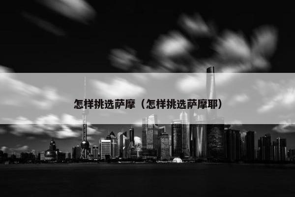 怎样挑选萨摩（怎样挑选萨摩耶）