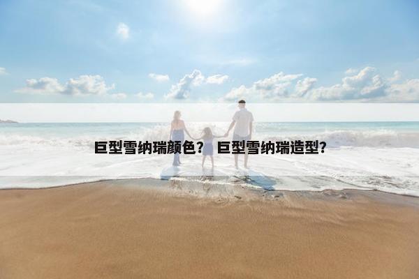 巨型雪纳瑞颜色？ 巨型雪纳瑞造型？