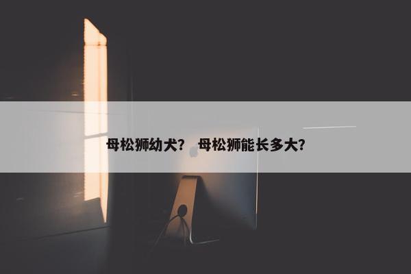 母松狮幼犬？ 母松狮能长多大？