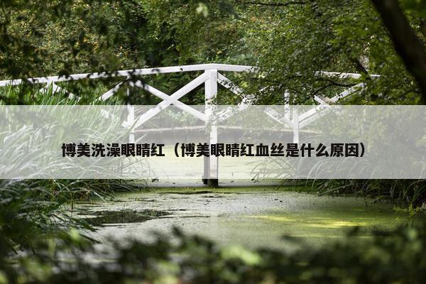 博美洗澡眼睛红（博美眼睛红血丝是什么原因）