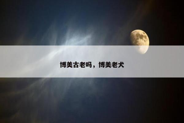 博美古老吗，博美老犬