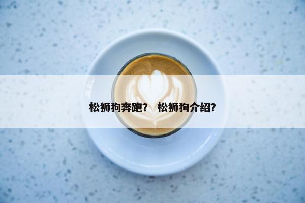 松狮狗奔跑？ 松狮狗介绍？