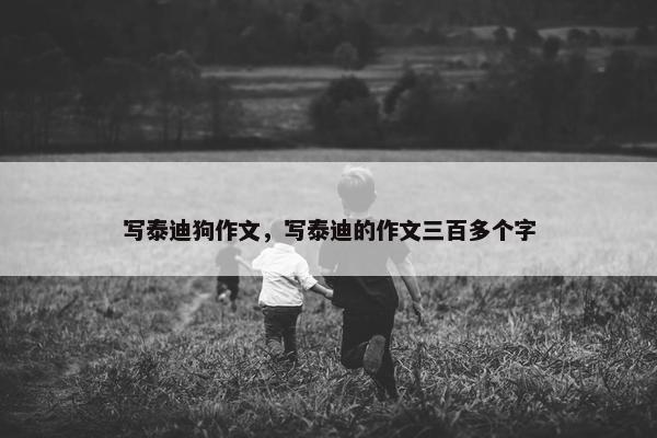 写泰迪狗作文，写泰迪的作文三百多个字