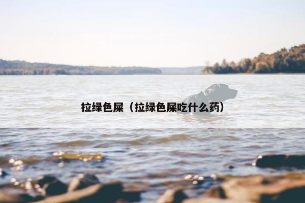 拉绿色屎（拉绿色屎吃什么药）