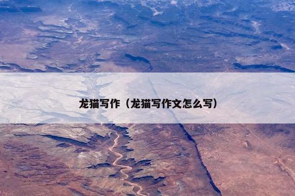 龙猫写作（龙猫写作文怎么写）